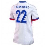 France Theo Hernandez #22 Replica Away Shirt Ladies Euro 2024 Short Sleeve